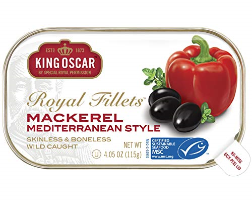 King Oscar 5 popular Skinless and Boneless Tampa Mall Mediterranean Fi Style Mackerel