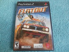 FLATOUT (Sony PlayStation 2, 2005) COMPLETE WITH CASE & MANUAL
