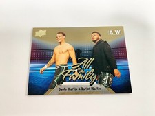 Dante Martin Darius Martin All In The Family Gold 2023 Upper Deck AEW Card # 96