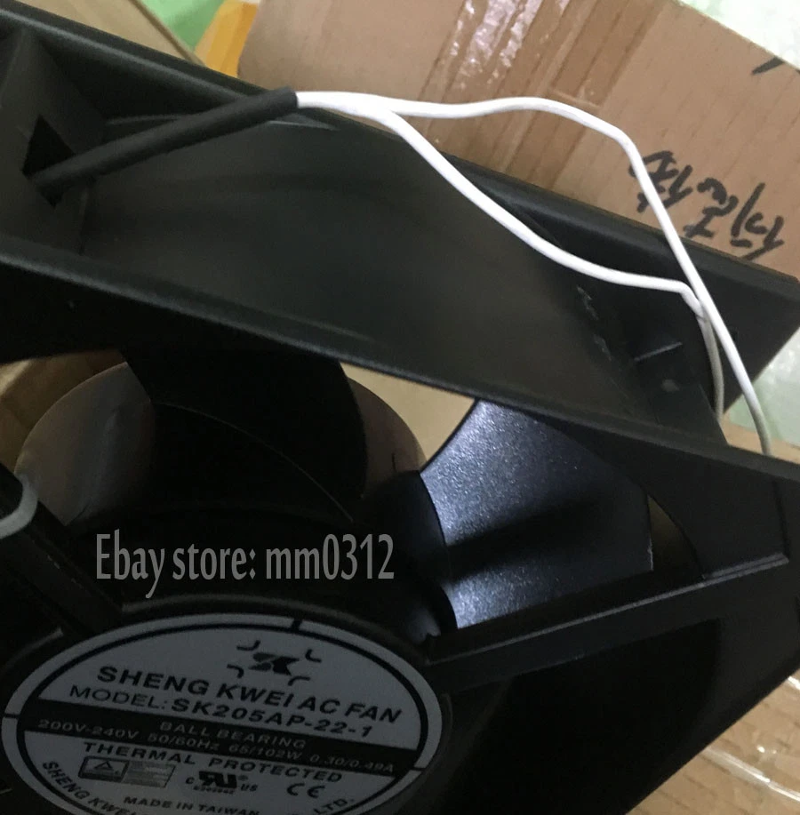 SHENG KWEI AC FAN SK205AP-22-1 205*205*72mm 220V cooling fan  very good quality - Image 4 of 4