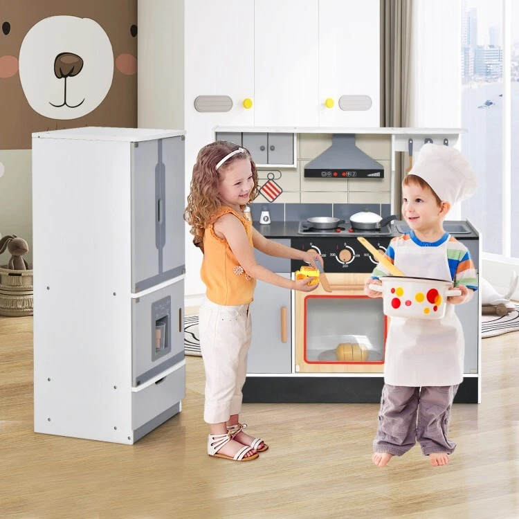 Play kitchen hotsell with refrigerator