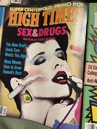 vintage (LOT OF 25) 1982/83 “HIGH TIMES” MAGAZINE (ISSUE 76-100) Stevie Nicks - Picture 11 of 18