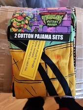 teenage mutant ninja turtles mutant mayhemcotton Pajama Sets Size 4