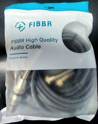 TWO FIBBR High-Quality Audio CableS XLR EVERPRO TECHNOLOGIES 15 FEET EACH