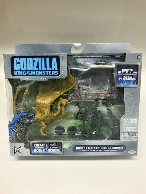 JAKKS Pacific Godzilla King of The Monsters & King Ghidorah Toy Figure Set for sale online | eBay