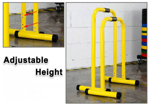 Home Gym Chin Up Dip Parallel Bar Dips Exercise Push Pull Up Cross Stand Station - Picture 6 of 7