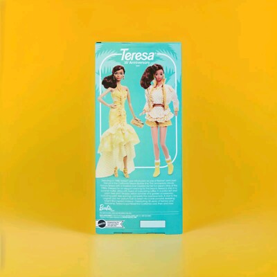 2023 NEW Barbie TERESA 35TH ANNIVERSARY GOLD LABEL BEAUTIFUL NRFB