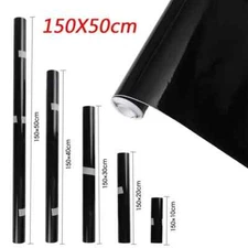 Car Gloss Black Film Self Adhesive Vinyl Wrap Decals Auto Motorcycles Body Skin