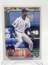 2023 Topps Brendon Davis Rookie Tigers Baseball 