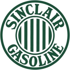 Sinclair NEW Sign: 40" Dia Round USA STEEL 2-SIDED