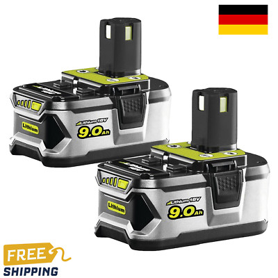 2x 18V Akku für RYOBI One Plus Lithium RB18L50 P108 P104 Batterie 9000mAh NEU
