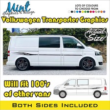 LWB VW Transporter Camper MOTORHOME Stripes Decals Stickers Van Graphics 163