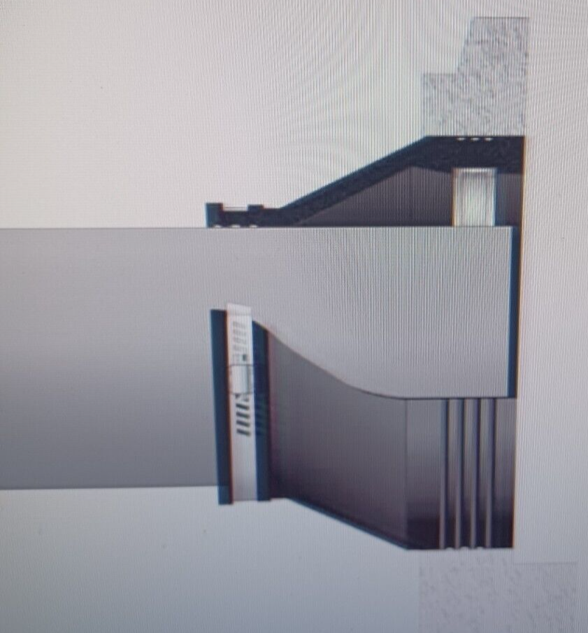 Pipe to Manhole Coupler KorNSeal Connector S1068S 4" X 8" Boot NEW eBay