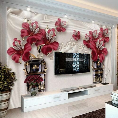 Wallpaper 3D Luxury Living Room Bedroom TV Background Wall Murals Wallpaper  Art | eBay