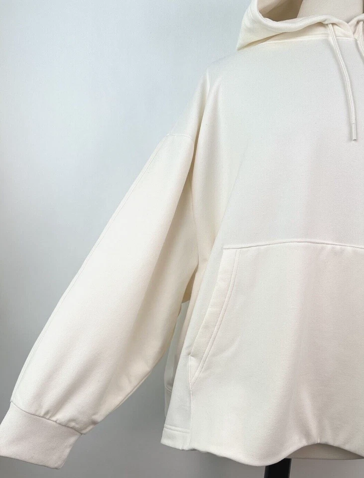 Sudadera con Capucha Athleta Retroplush II 3X 24W 26W Magnolia Blanca Revive Nueva con Etiquetas Foto 3 de 4