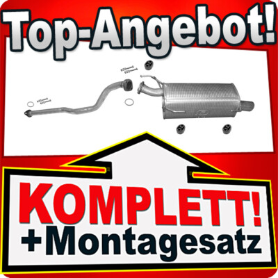 Auspuff für NISSAN JUKE 1.5 dCi Auspuffanlage