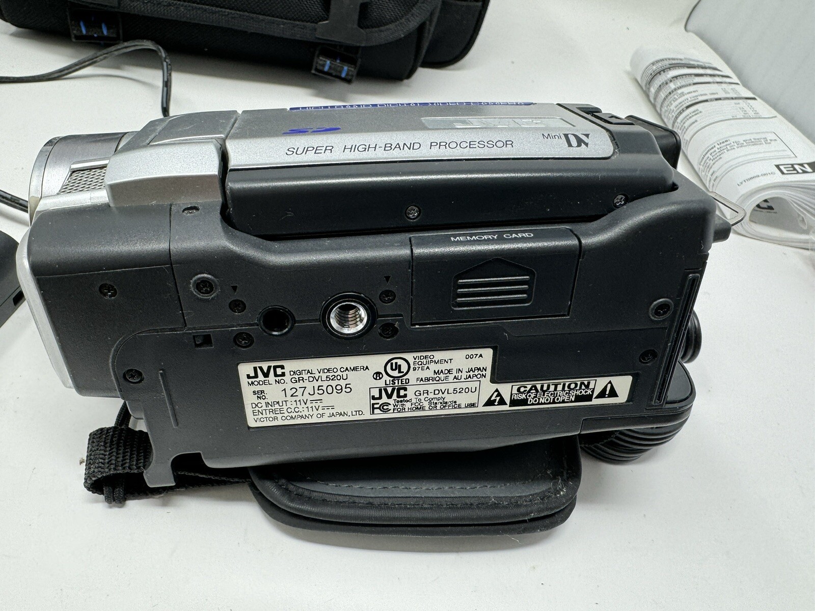 JVC GRDVL520U Mini DV Digital HighBand Video Camcorder Camera Tested