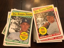 2018 Topps Heritage All-Star Cards - 43 AL incl 5 Judge/48 NL incl 6 Bellinger