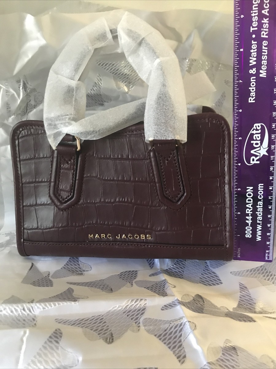 MARC JACOBS H705L01RE22 Croc Drifter Small Satchel | eBay