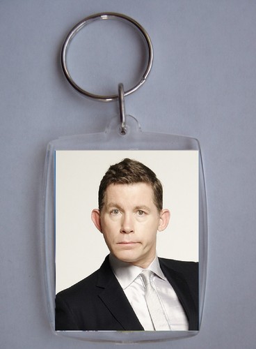 Comediante, actor de comedia, llavero de foto/etiqueta de bolsa, plástico transparente,  - Imagen 28 de 45