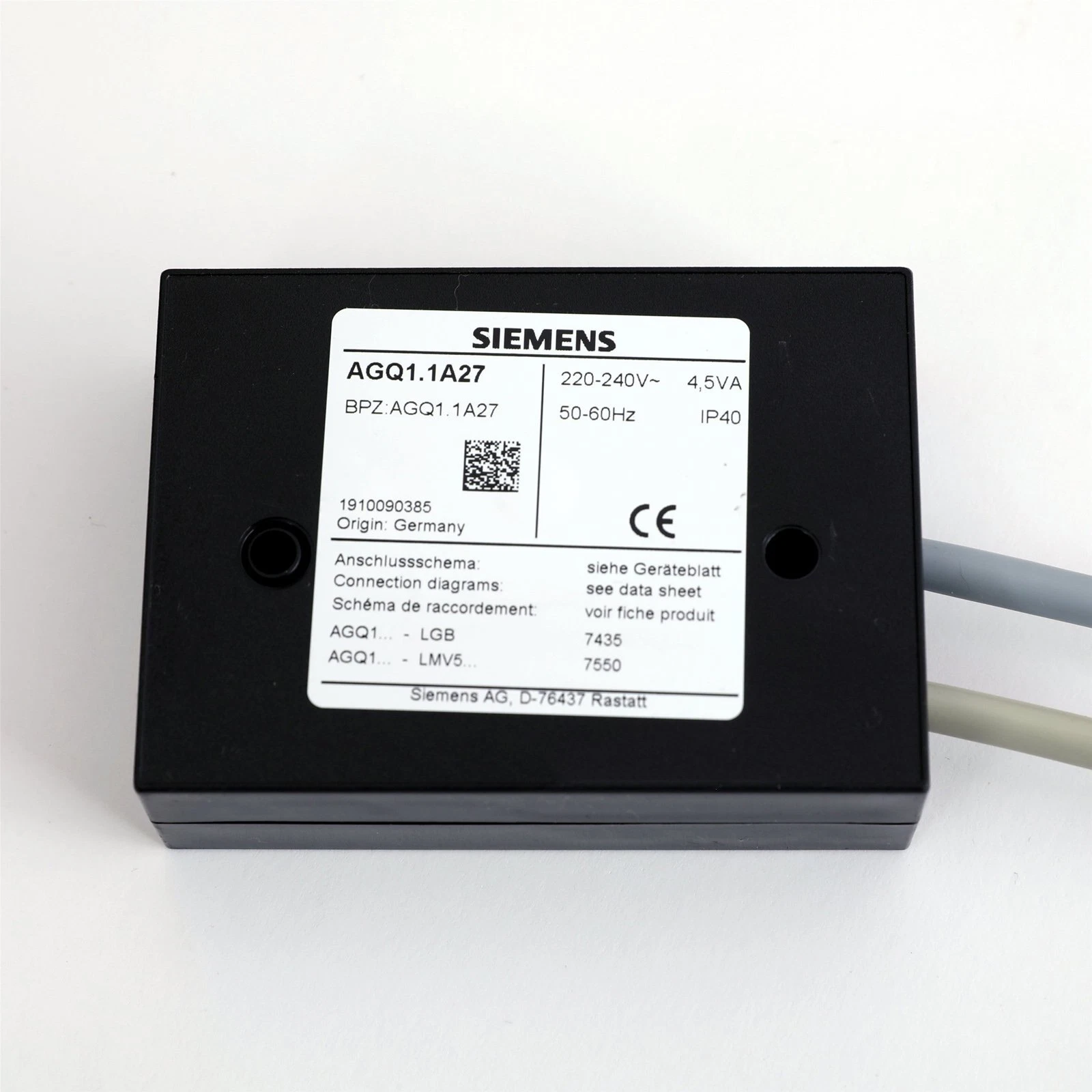 1PC New SIEMENS AGQ1.1A27 Control Box For Oil Burner Controller Expedited Ship-image