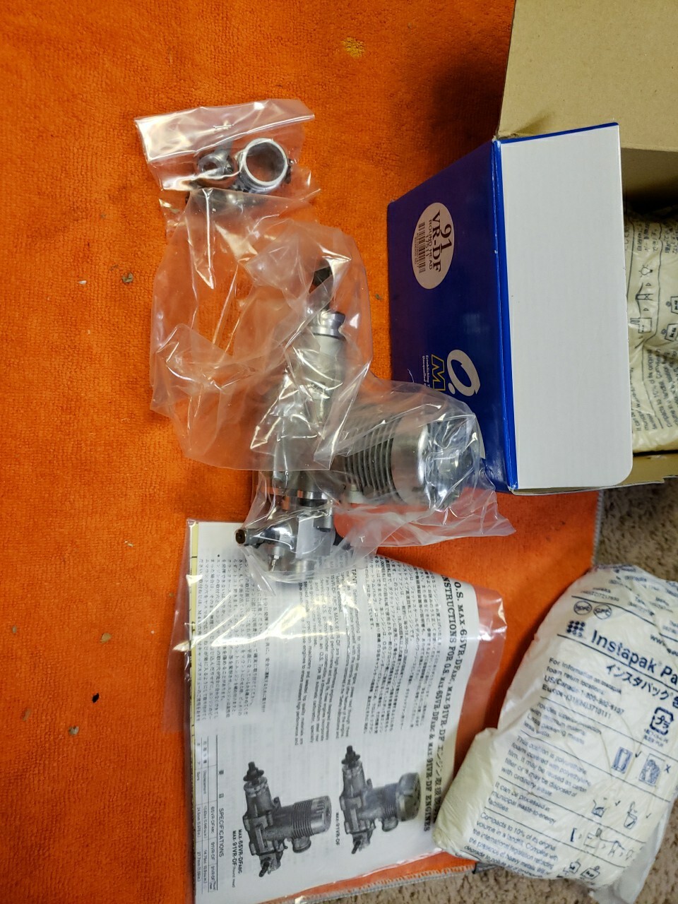 OS Engine - OS max 91 VR-DF Round head - NIB - part 17511