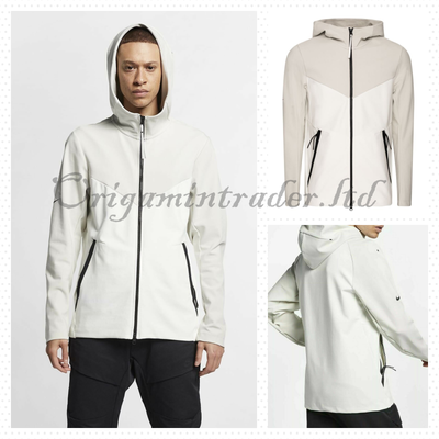Nike Sportswear Tech Pack Full Zip Hoodie Light Bone AR1548-072 | eBay