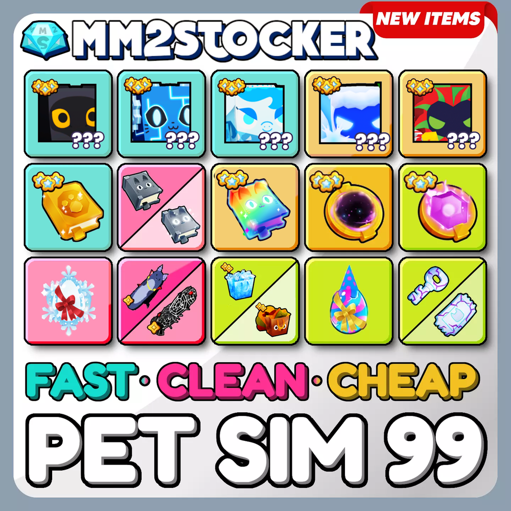 PET SIMULATOR 99 (PS99)✨Gems | Enchants | Items | Huge Pets✨ NEW CHRISTMAS ITEMS