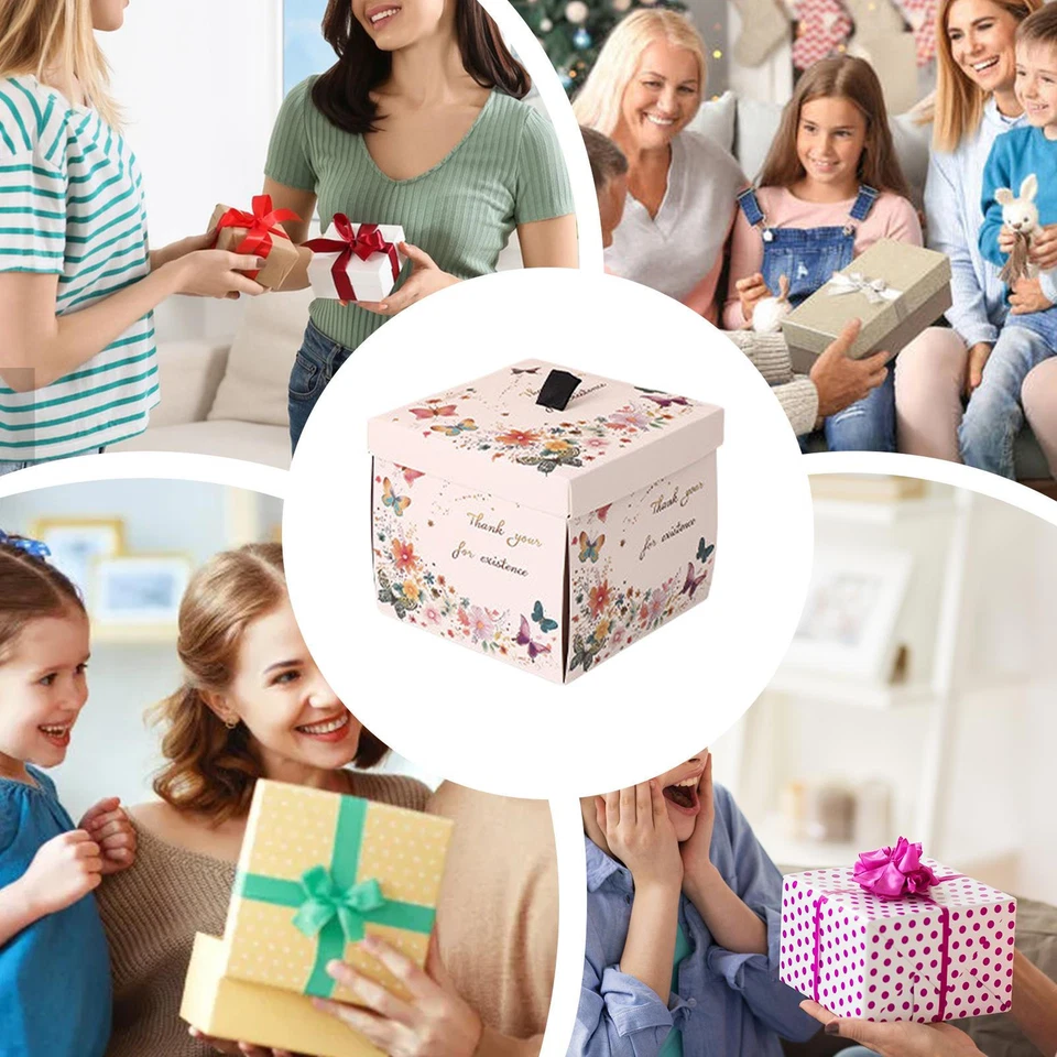 Flying Butterfly Box Exploding Butterfly Birthday Box Surprise Party Present Box - Image 4 of 4