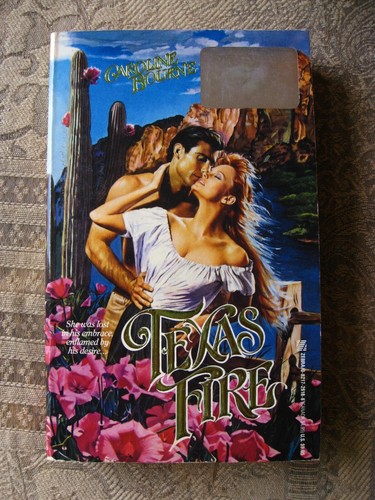 Caroline Bourne - Texas Fire - 1989 - paperback