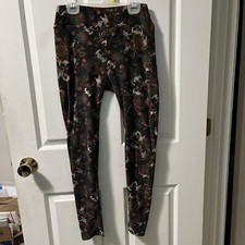 Cool LuLaRoe DISNEY OS Legging ALICE In WONDERLAND Queen Of Hearts Halloween