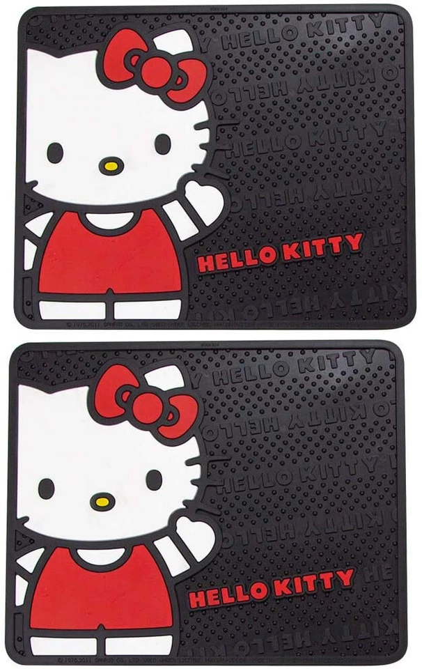 Juego completo de alfombrillas de volante para Subaru Hello Kitty 8P Foto 4 de 4