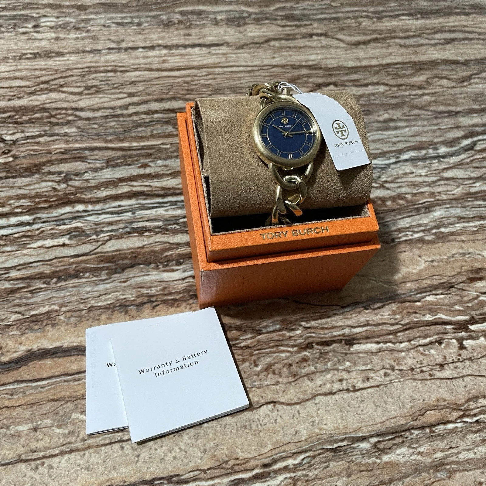 Orologio Tory Burch 32 mm oro orologio da donna con bracciale a levetta