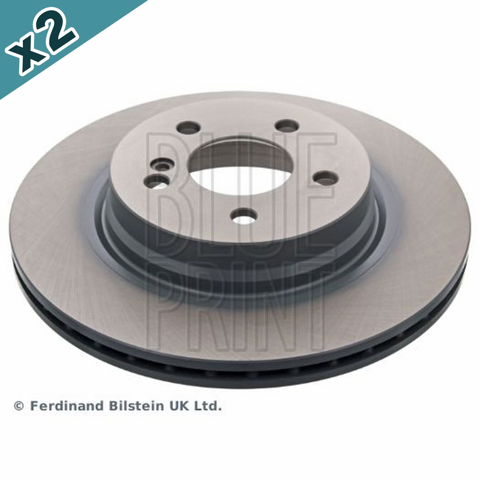 Blueprint ADU174305 Brake Disc Rear Coated Fits Mercedes-Benz C-Class E-Class