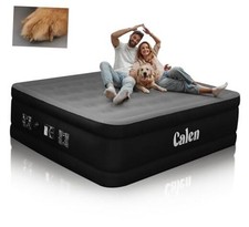 Air Mattress, Inflatable Mattress with Built-in Pump, Blow Up Black Armor Tech