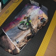 Dirt Bike Comforter Set JCXS3510BZSJJ-TWIN for Boys Bedroom Motocross Rider