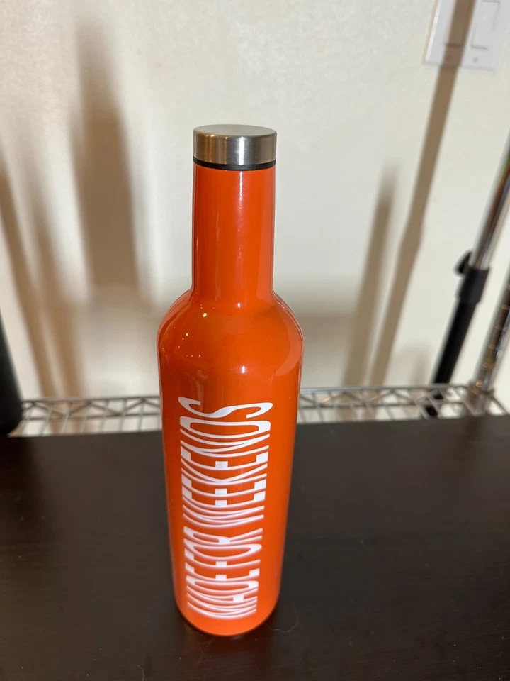 Garrafa de água Santa Barbara Design laranja - Imagem 4 de 4