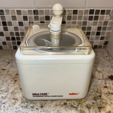 Vintage Salton Mini Chill Frozen Dessert Ice Cream Maker Manual Hand-Crank