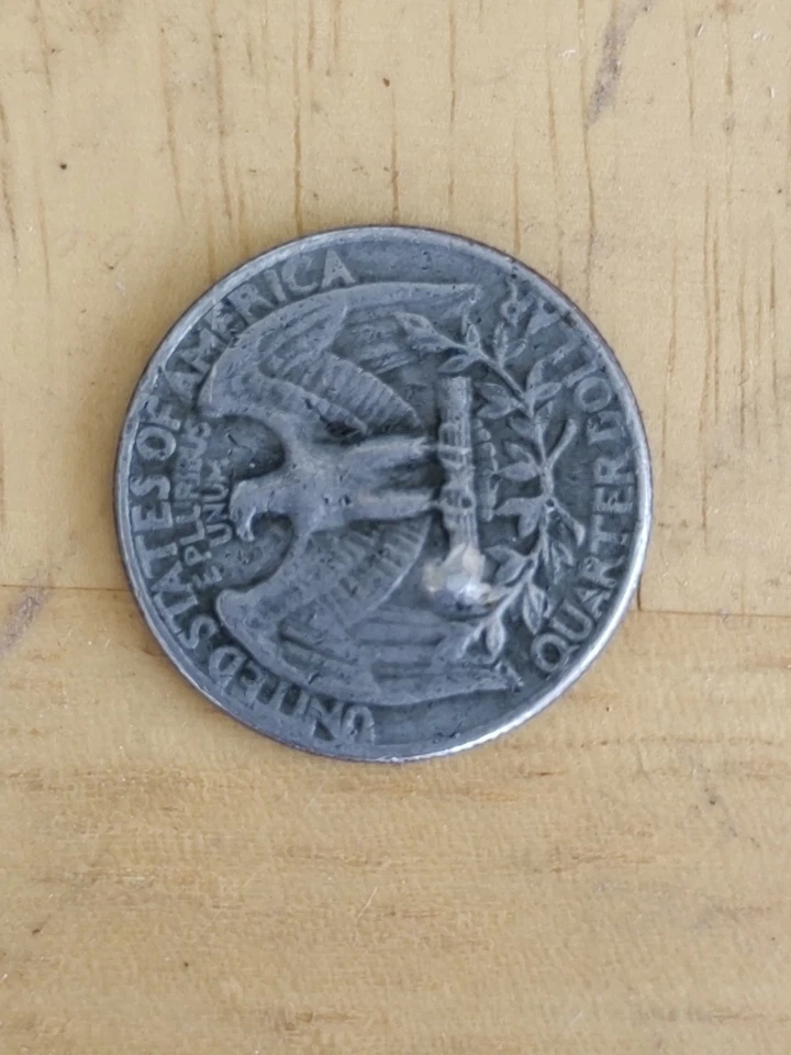 1972 George Washington Error Quarter Star Mint Mark Punched Eye See Photos. - Image 3 of 4