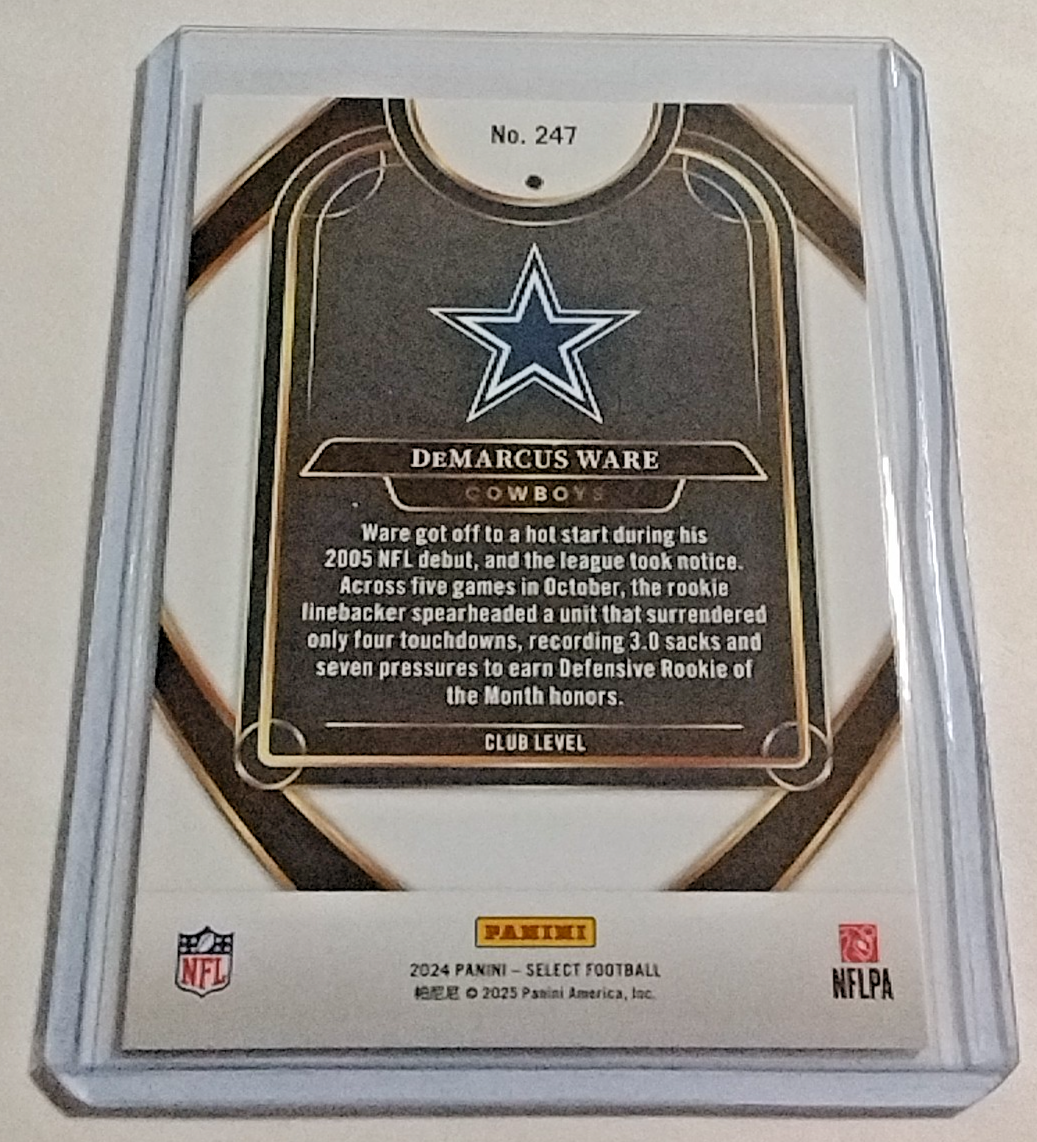 2024 Panini Select #247 DeMarcus Ware Club Level HoF Dallas