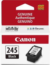 Canon PG-245 Genuine Black Ink Cartridge, Compatible with iP2820, MG2420/2924/29