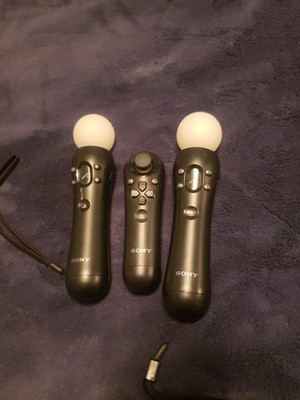 Sony PlayStation Move Motion & Navigation Controllers Set Black