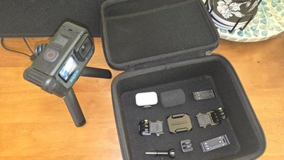 GoPro HERO12 Black Creator Edition 5.3K Action Camera Bundle w/ microSD Card