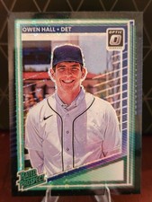 2025 Panini Donruss - Optic Rated Prospects Owen Hall #130 Black Disco (RC)