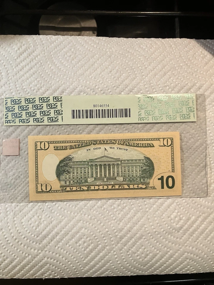 $10 Fr.2040-A 2004A Star Note Graded 66 - Image 2 of 2