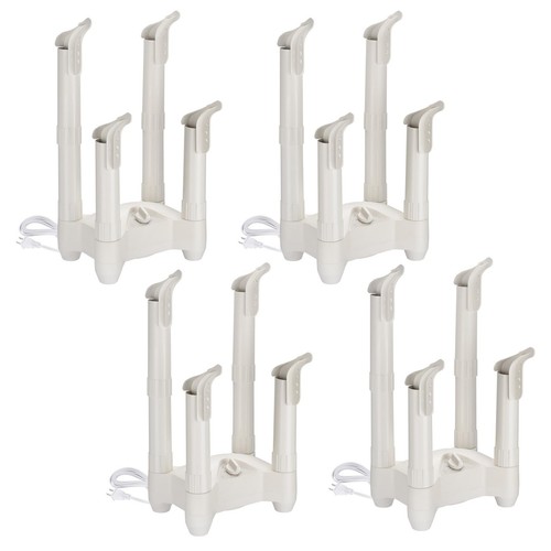 Electric Shoe Dryer w/ Timer Boot Odor Remover Footwear Warmer Sock Home 4 Pack
