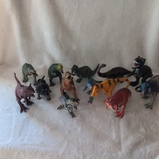 Dinosaur Toys Mixture Of Brands Lot Of  13
