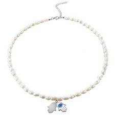 Natural Freshwater Pearl Choker Necklace for Women, Dainty Small Pearl Necklace,