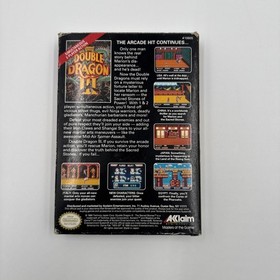 Double Dragon III NES Nintendo 1990 caja manual juego completo