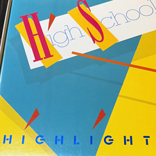 Hallmark High School Highlights Post Bound Slip-in Photo Album 4x6 Blue/Yellow